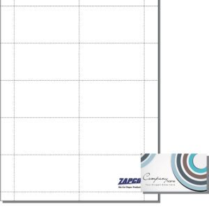 Item 600: 10 Up 3 1/2" x 2" Business Card 8 1/2" x 11" Sheet UPC-807295054691