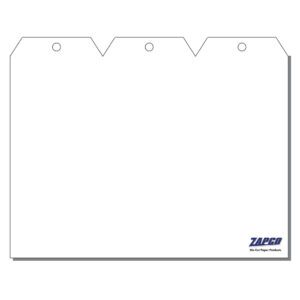 Item 411: 3-Up 3 5/8" x 8 3/8" #10 Hang Tag 10 7/8" x 8 3/8" Sheet(250 Sheets)