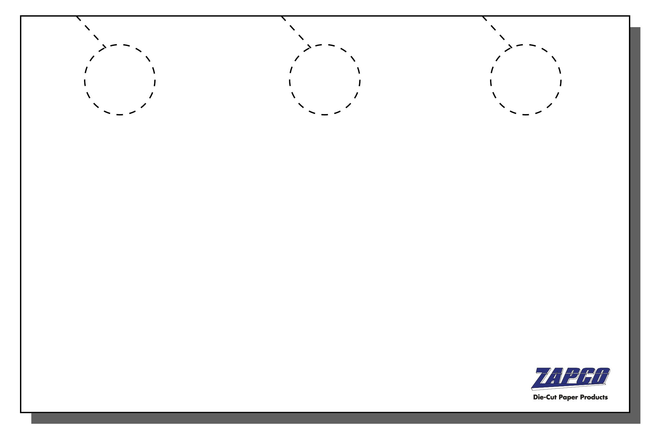 Item 222: 3-Up 4 1/3" x 8 1/2" Door Hanger 8 1/2" x 13" Sheet(334 Sheets)