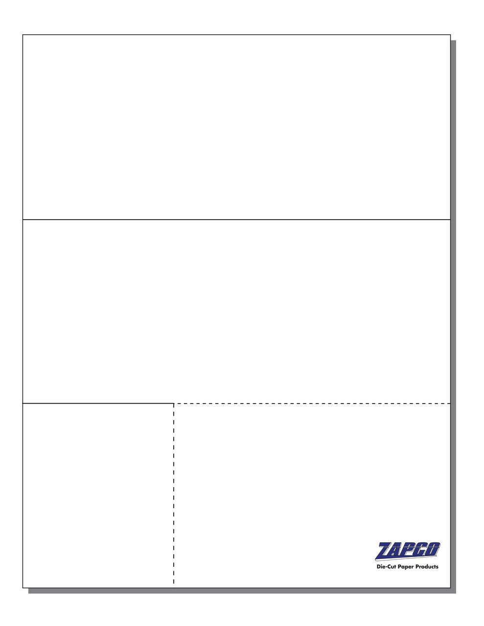 Item 104: 1-Up 3 3/4" x 8 1/2" Tri-Fold Mailer with Return Post Card 8 1/2" x 11" Sheet