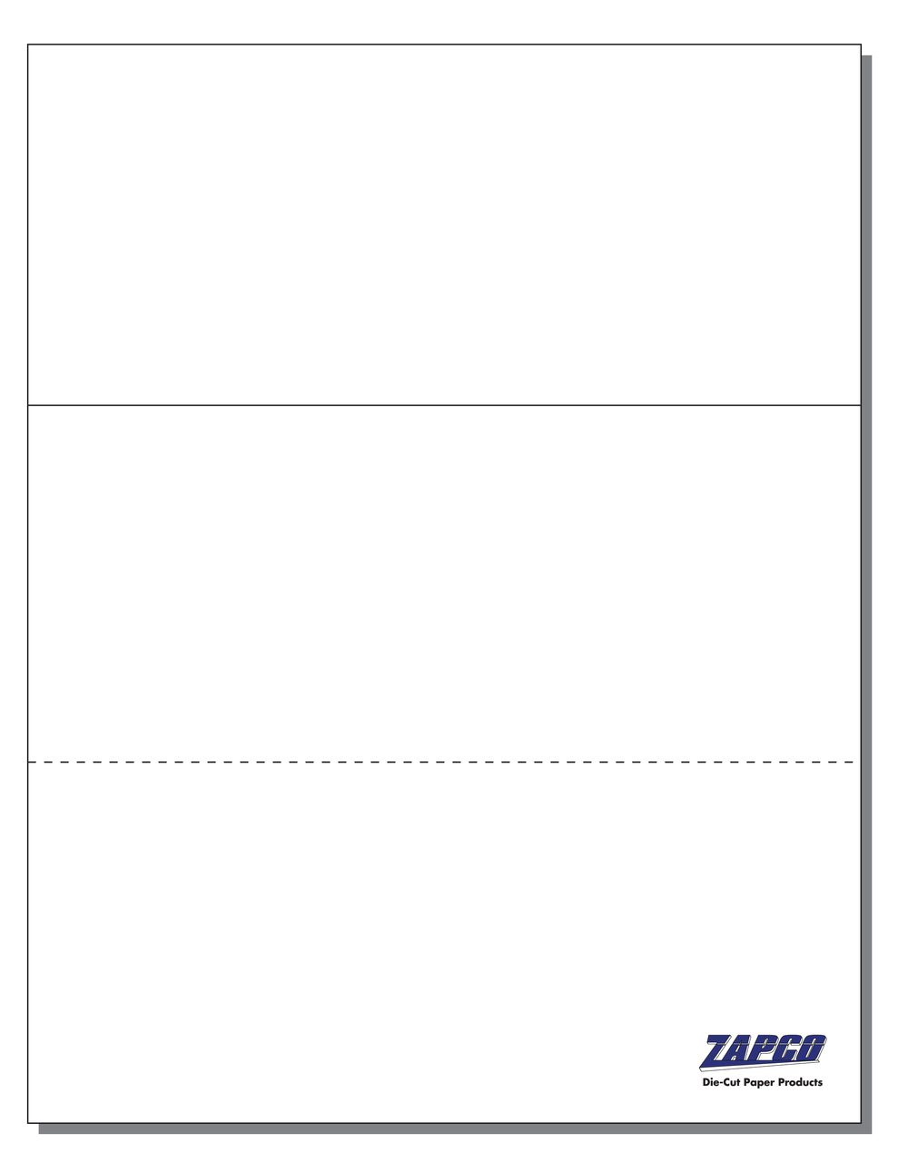 Item 111: 1-Up 3 3/4" x 8 1/2" Mailer with Post Card 8 1/2" x 11" Sheet(250 Sheets)