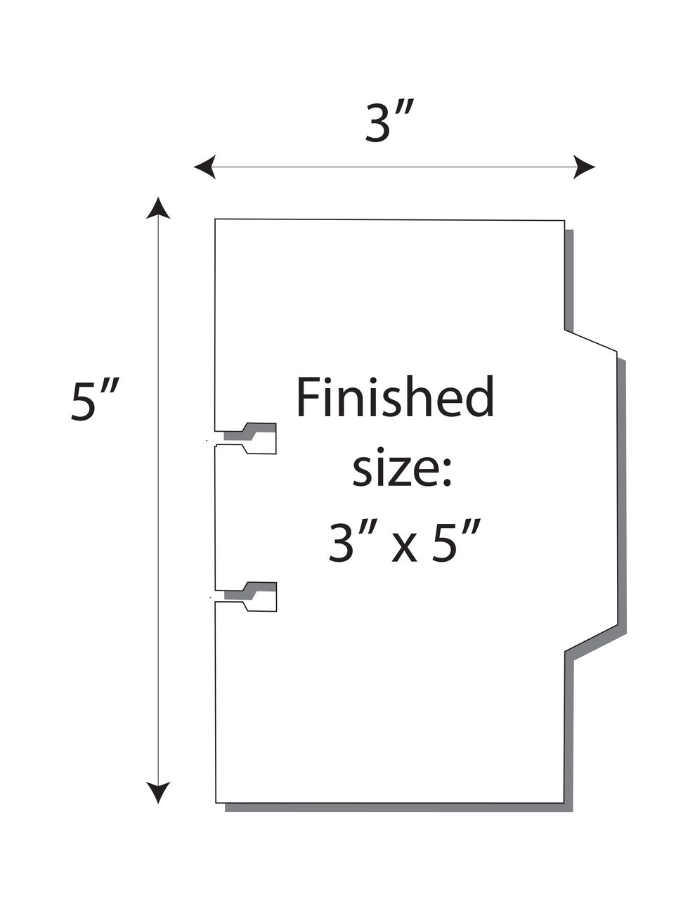 Item 119: 4-Up 3" x 5" Rotary File Card Center Tab 8 1/2" x 11" Sheet(250 Sheets)