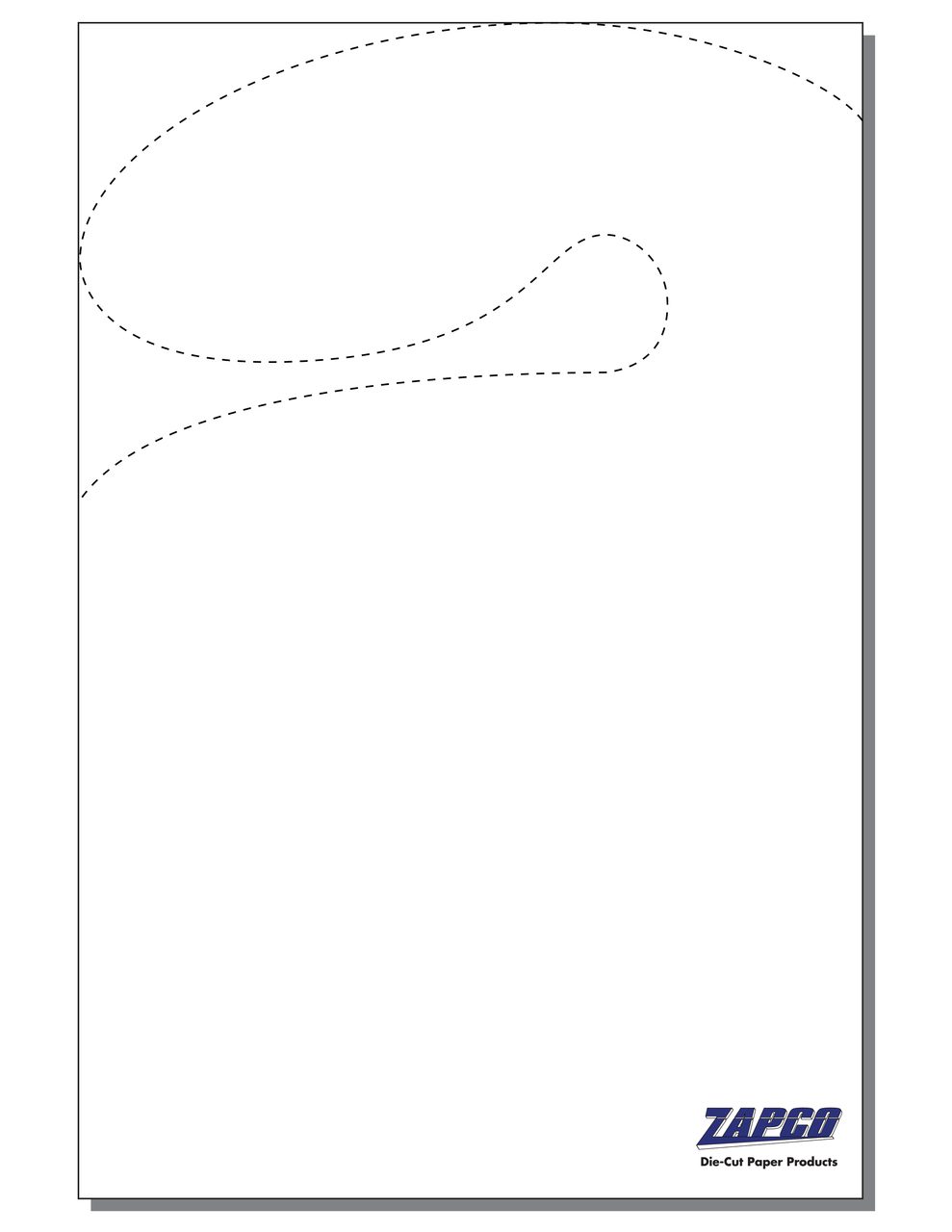 Item 240: 1-up 7" x 10 1/2" Abstract Hanger 7" x 10 1/2" Sheet(250 Sheets)
