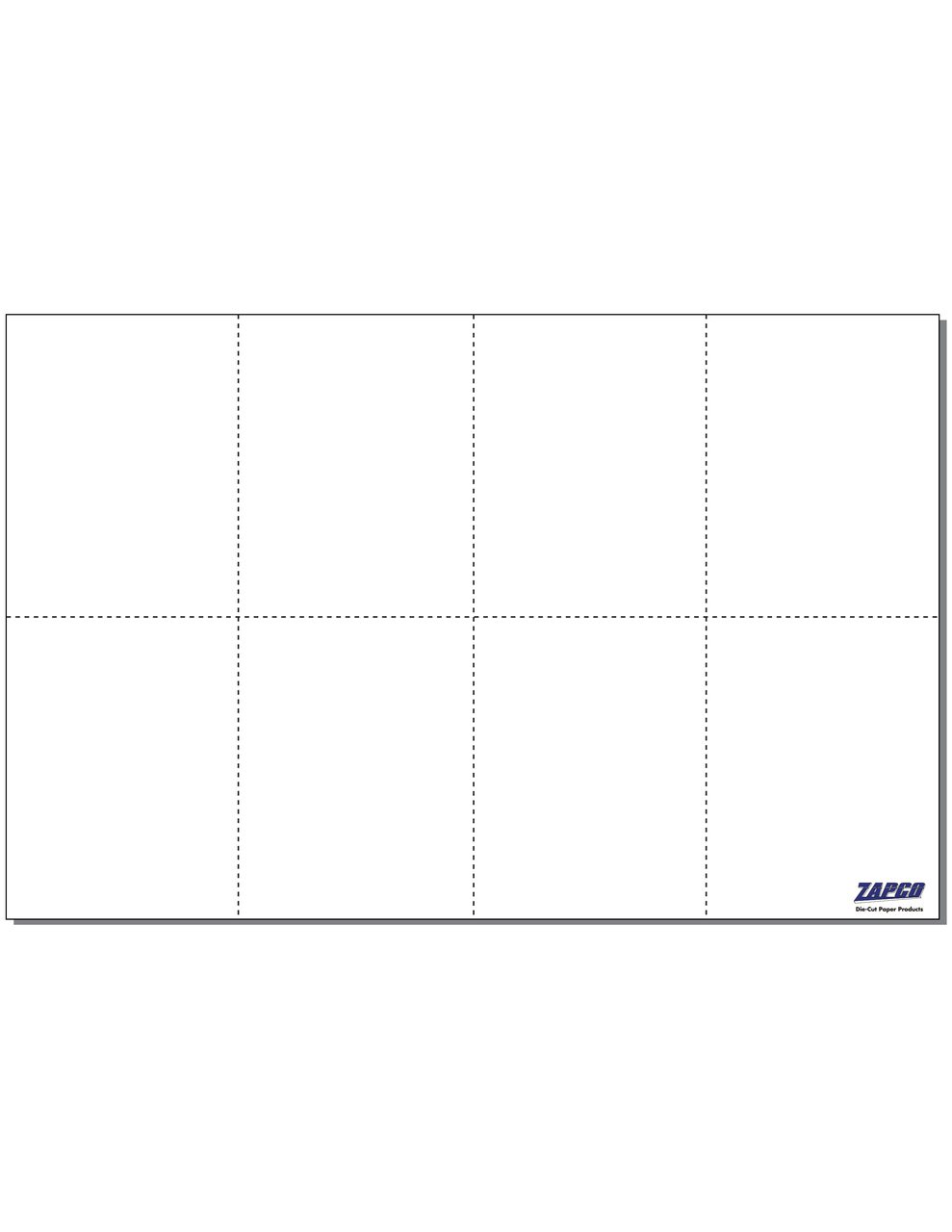 Item 604: 8-up 4 1/4" x 5 1/2" Post Cards 11" x 17" Sheet(250 Sheets)