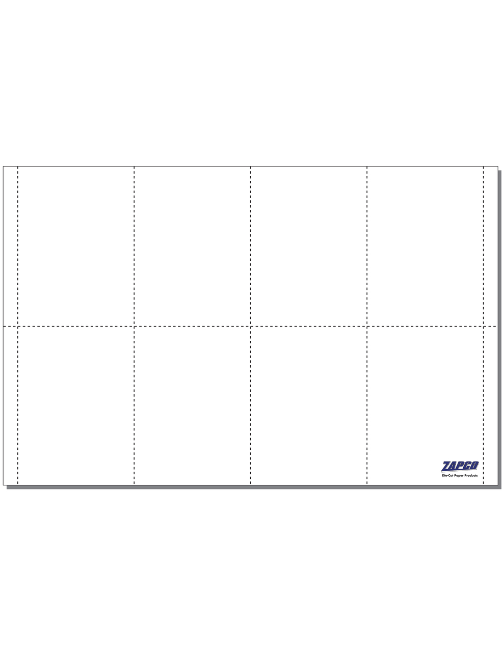 Item 630: 8-up 4" x 5 1/2" Post Cards 11" x 17" Sheet(250 Sheets)