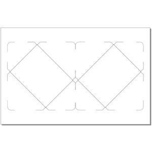 ITEM EA2 2-UP 5 3/4" X 4 3/8" ALL-IN-ONE ENVELOPE 11" X 17" SHEET
